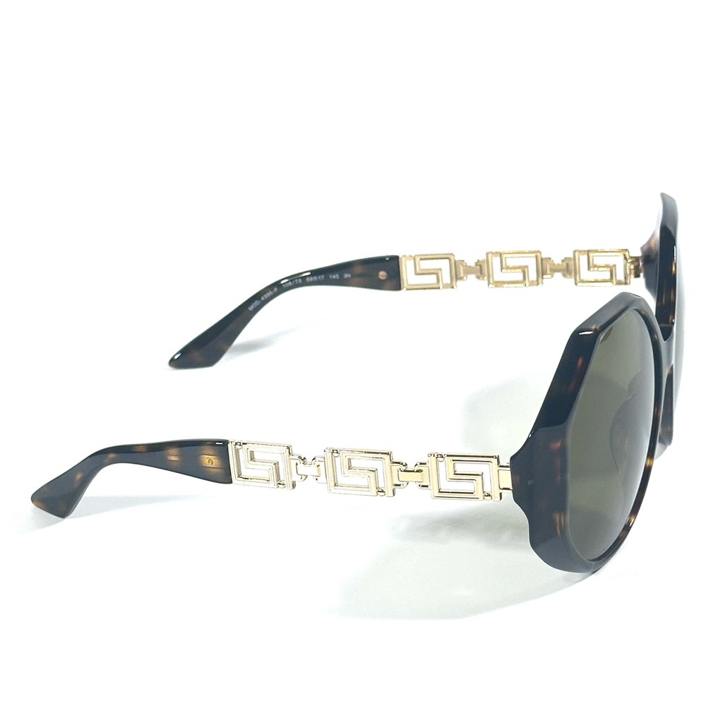 Versace Mod. 4395 F 108/73 Sunglasses Authentic New  Versace Havana and Gold - Picture 6 of 8